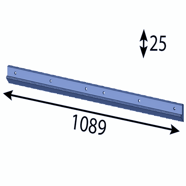 1089x25 mm Untermesserhalter für Heinola ®