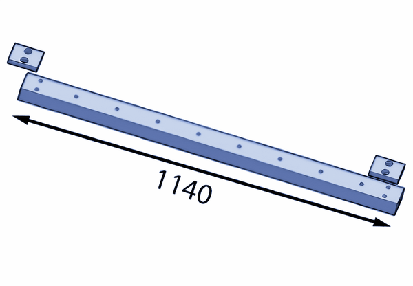 1140x60x35 mm Gegenmesser-Segmentbasis für Eschlböck ®