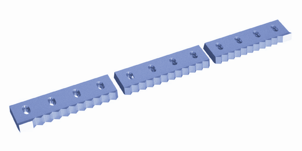 1188x114x43 mm Gegenmesser für ISVE