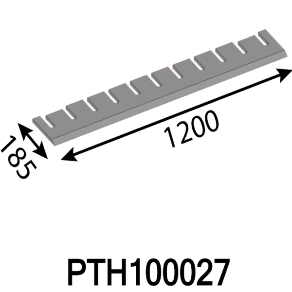 12000x185x16 mm Hackmesser für Pezzolato ®