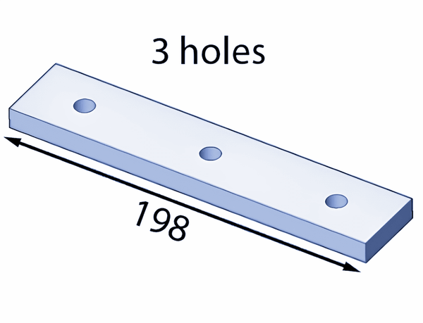 198x12 mm Freiraumplatte für Eschlböck ®