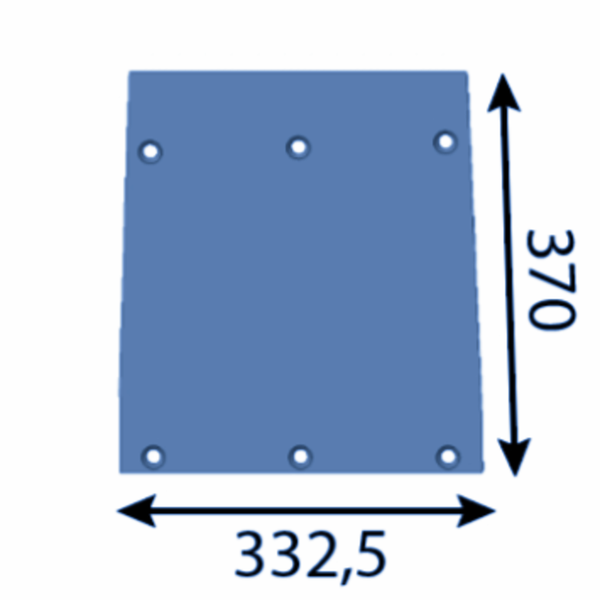 370x332,5x8 mm Blasrohrende austauschbar für Kesla ®