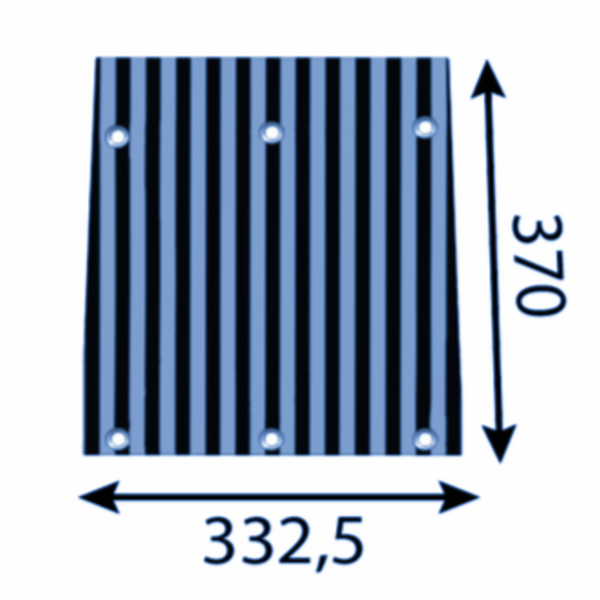 370x332,5x8 mm Blasrohrende austauschbar für Kesla ®