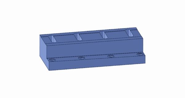 395x173,3x90 mm Grundblock rechts für Eldan HG