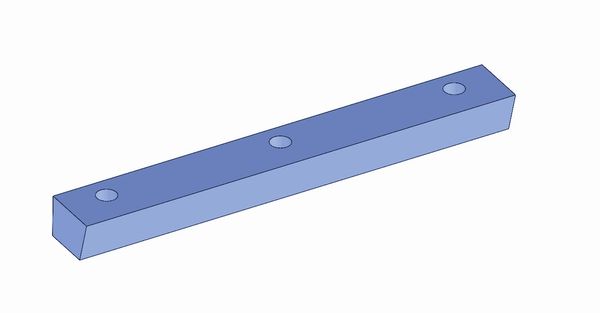 395x52x37 mm Keil für Kassette HPG 165T