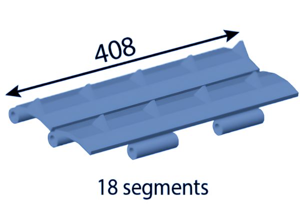 408 mm Förderband (18 Segmente) für Heizohack ®