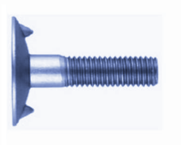 M10x60 mm Befestigungsschraube an der grünen Diele