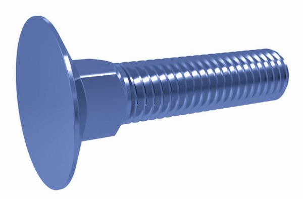 M12x80 mm Flache Senkkopfschraube mit Vierkanthals