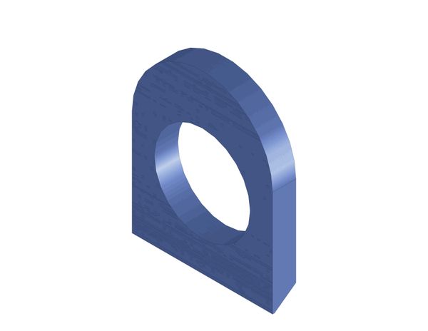 Stützscheibe 6 mm - Ovale Form für Jenz HEM